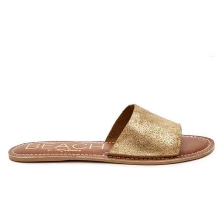 Matisse Bali Gold Slides