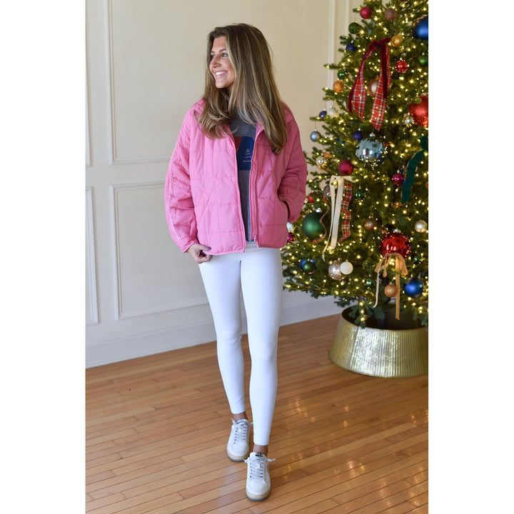 pink coat