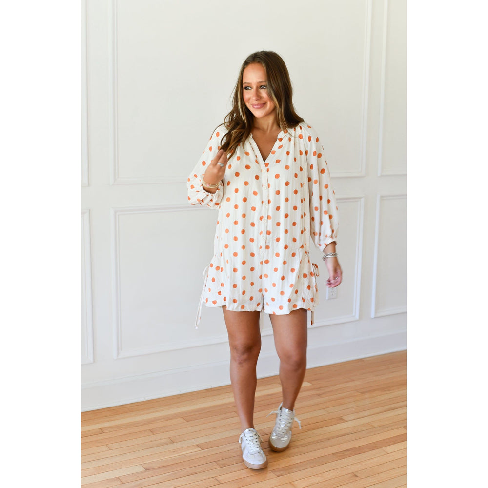 cream romper