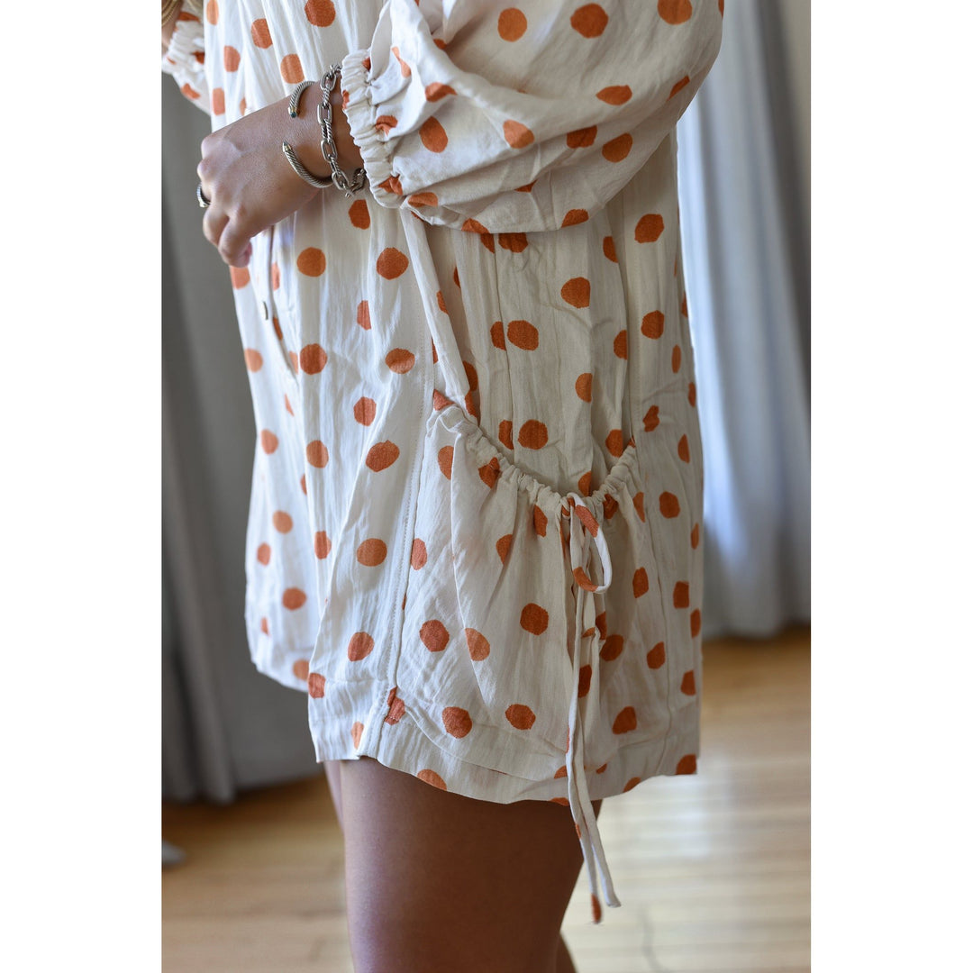 polka dot romper