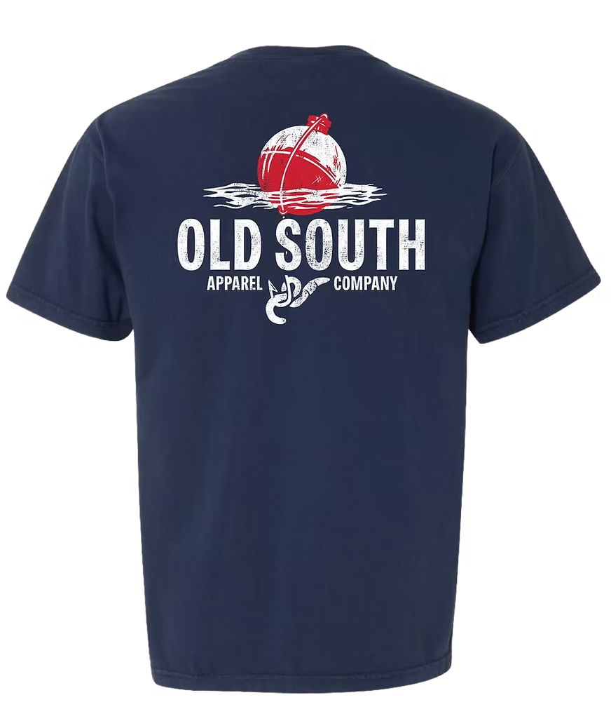 Old South Dog Bobber SS Tee - Navy