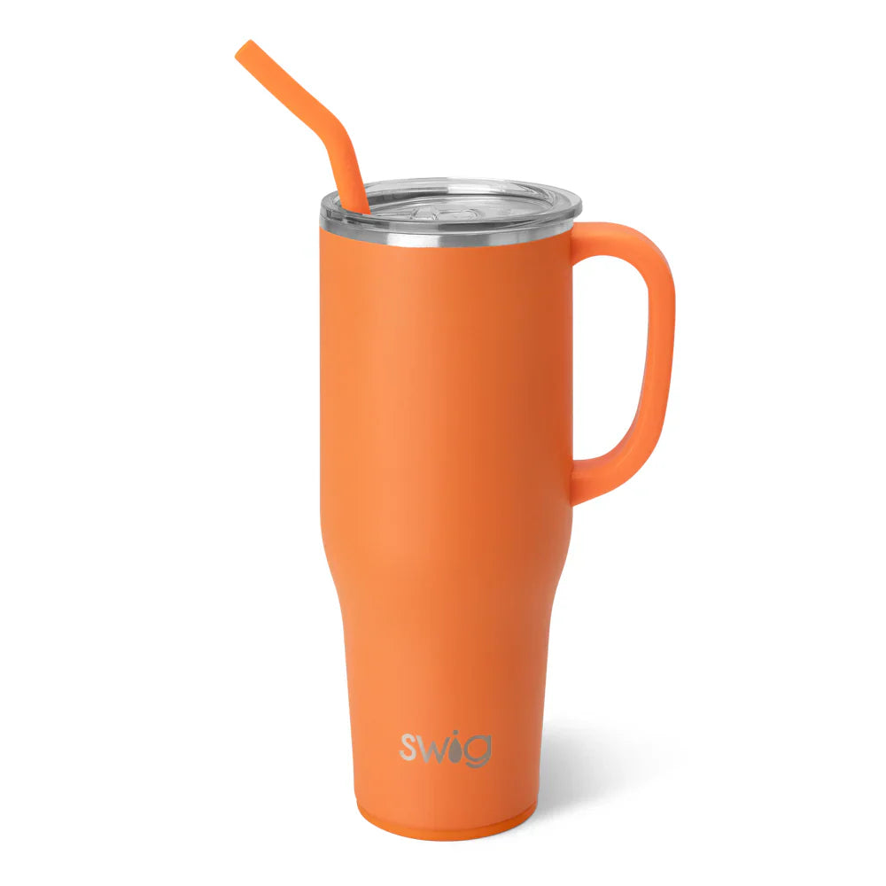 orange mega mug